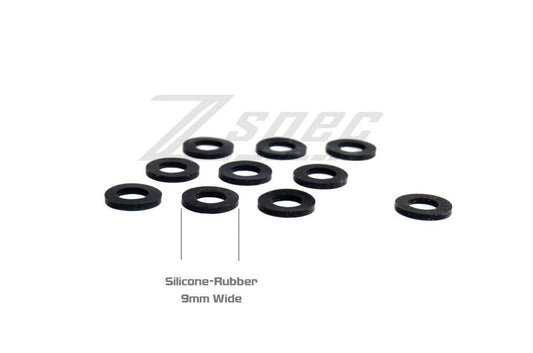 ZSPEC M5 Silicone Flat Washers for SHSC or Button-Head Bolts, 10-Pack - Howling Moto