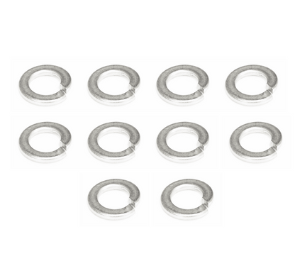 ZSPEC M6 Lock Washers, SUS304 Stainless Steel, 10-Pack - Howling Moto