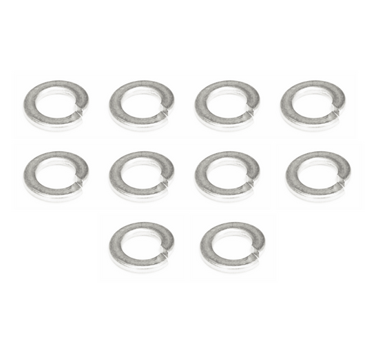 ZSPEC M6 Lock Washers, SUS304 Stainless Steel, 10-Pack - Howling Moto
