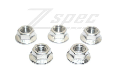 ZSPEC M8-1.25 Metric Flare Nuts, SUS304 Stainless Steel, 10-Pack - Howling Moto