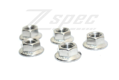 ZSPEC M8-1.25 Metric Flare Nuts, SUS304 Stainless Steel, 10-Pack - Howling Moto