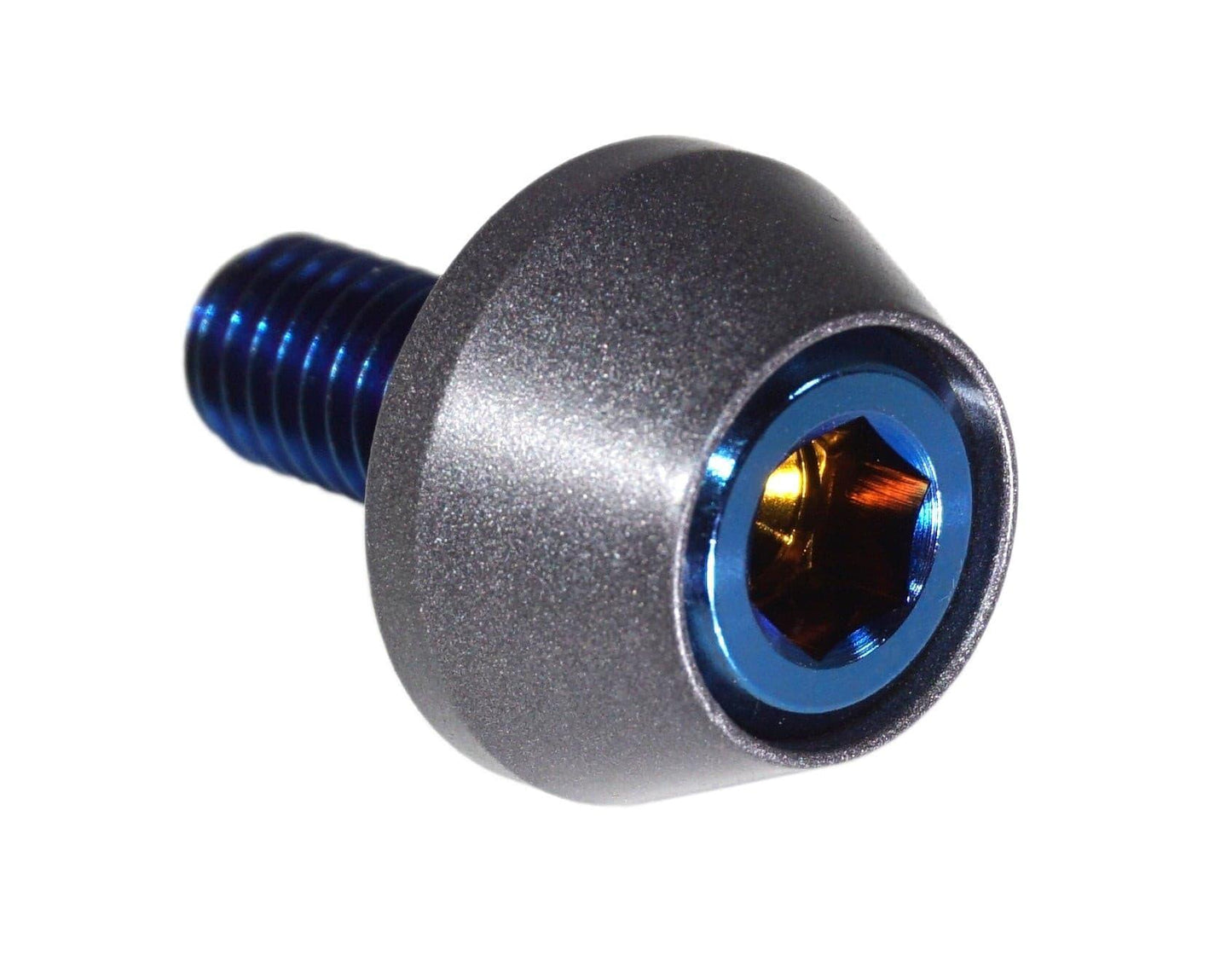 ZSPEC License Plate Bolts, SHSC M6x20 w/Washers, Grade-5 Titanium, 8-Pack - Howling Moto