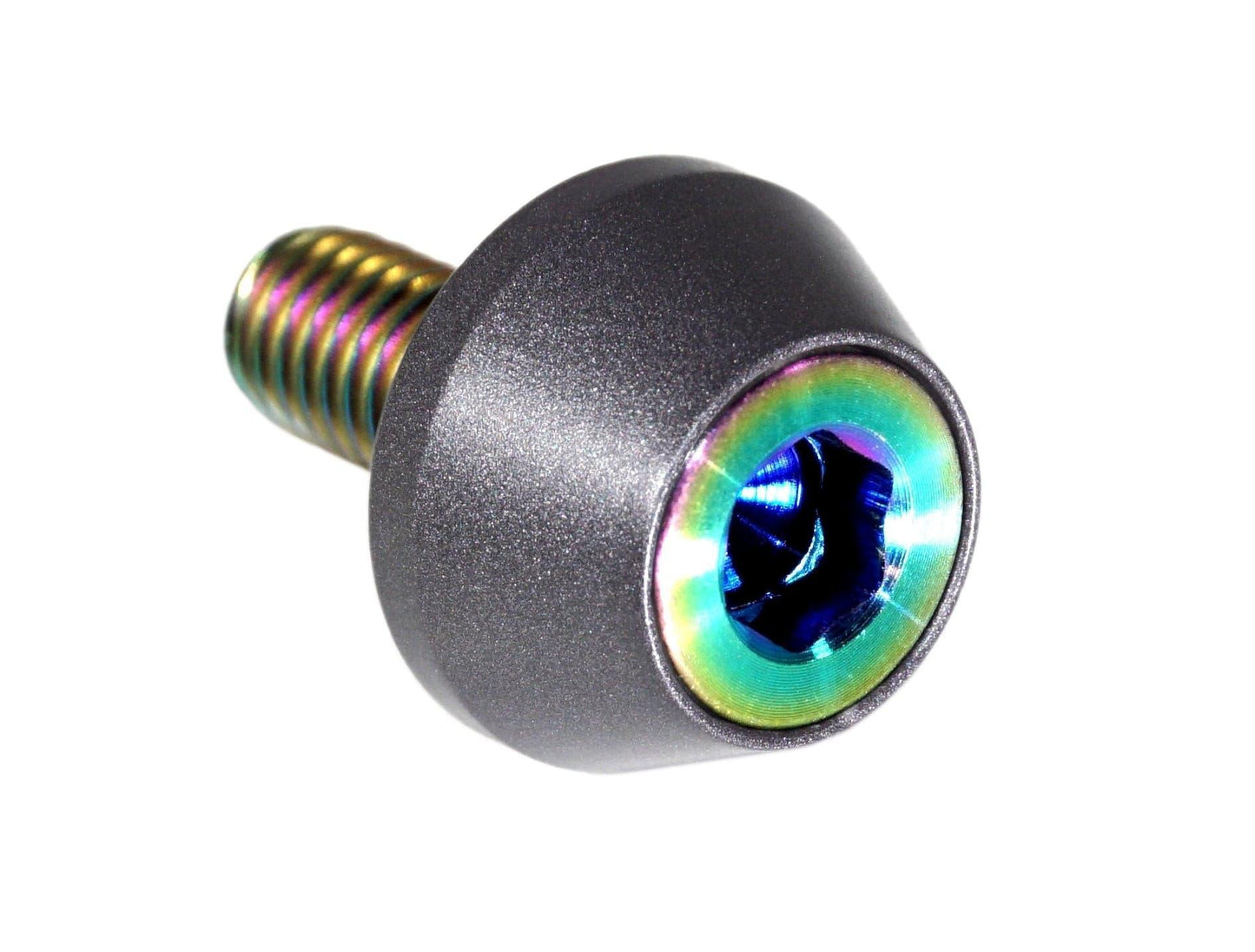 ZSPEC License Plate Bolts, SHSC M6x20 w/Washers, Grade-5 Titanium, 8-Pack - Howling Moto