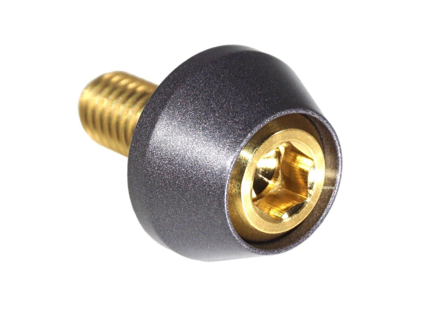 ZSPEC License Plate Bolts, SHSC M6x20 w/Washers, Grade-5 Titanium, 8-Pack - Howling Moto