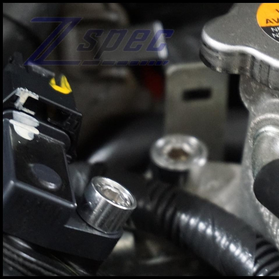ZSPEC Stage-3 Dress Up Bolts® Fastener Kit for '11-17 Nissan Juke, Stainless & Billet - Howling Moto