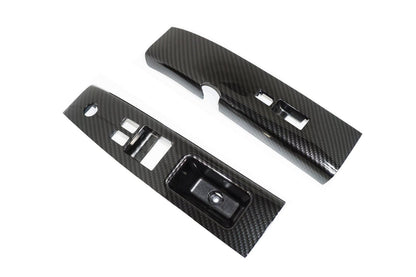 ZSPEC 350z Z33 Interior Door Window Switch Finisher Set, LHD '03-05, Carbon-Weave Style - Howling Moto