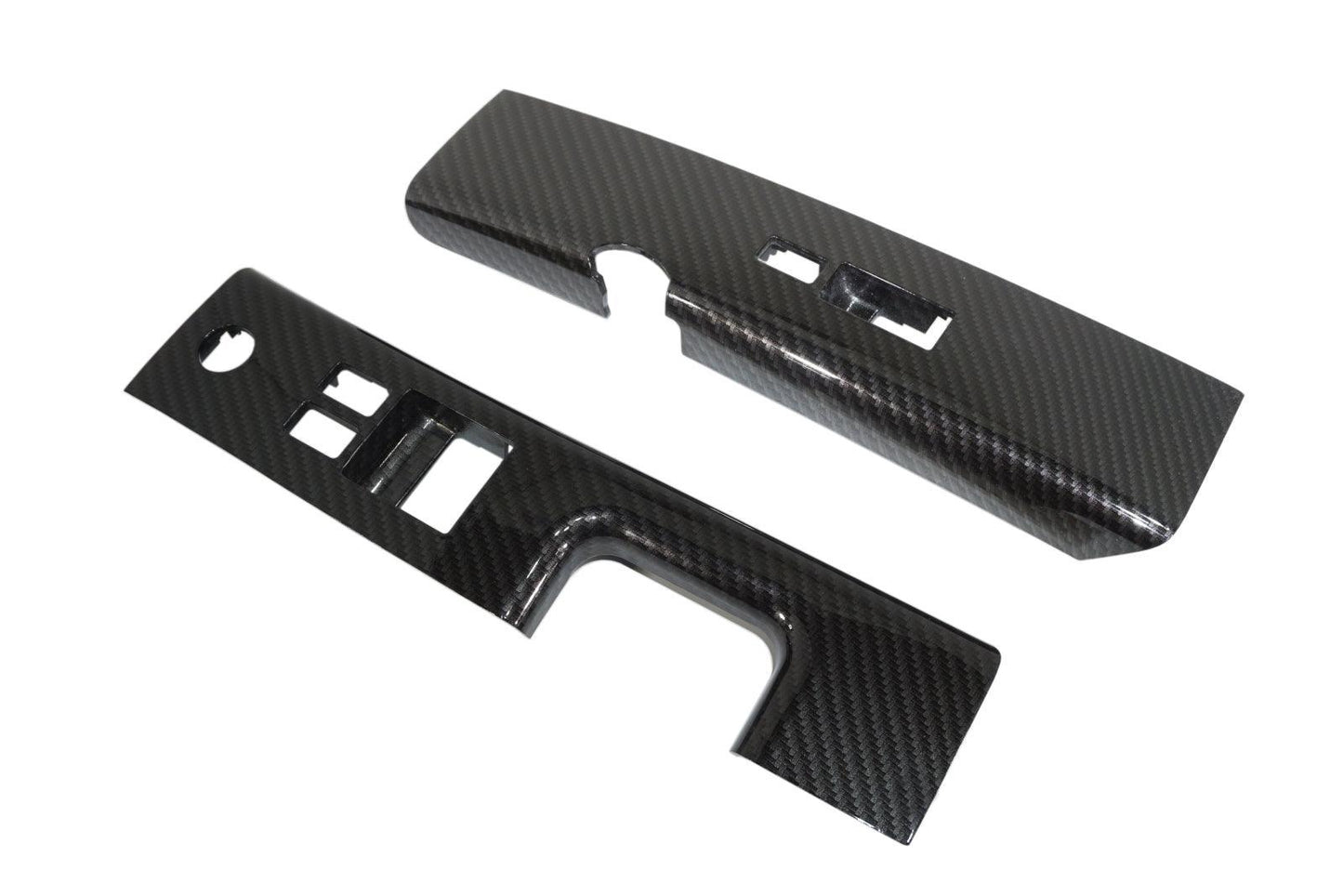 ZSPEC 350z Z33 Interior Door Window Switch Finisher Set, LHD '06-09, Carbon-Weave Style - Howling Moto