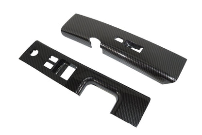 ZSPEC 350z Z33 Interior Door Window Switch Finisher Set, LHD '06-09, Carbon-Weave Style - Howling Moto