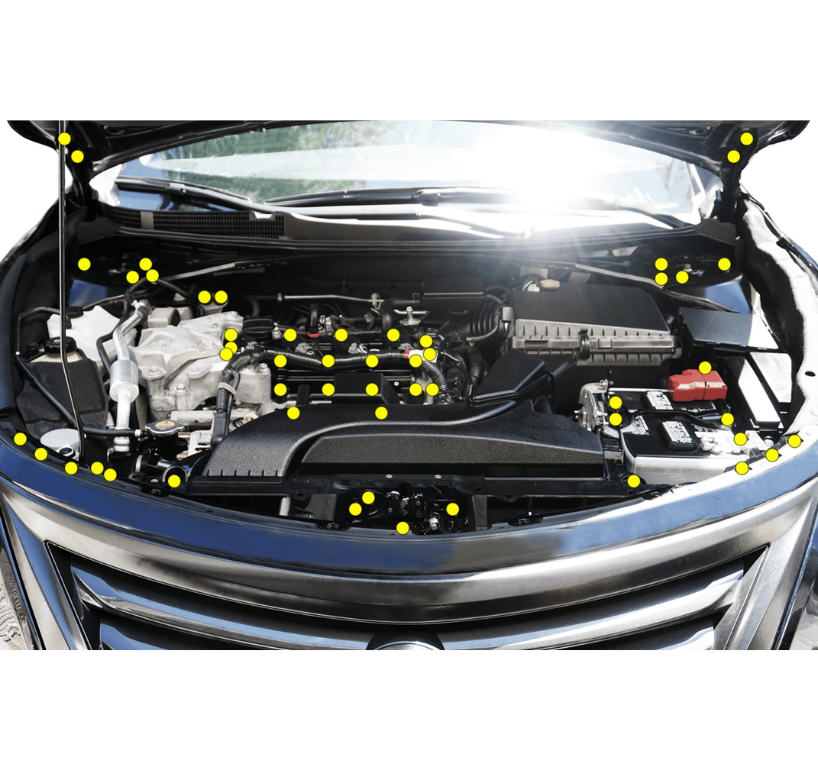 ZSPEC Stage-2 Dress Up Bolts® Fastener Kit for '13-16 Nissan Altima, Stainless & Billet - Howling Moto