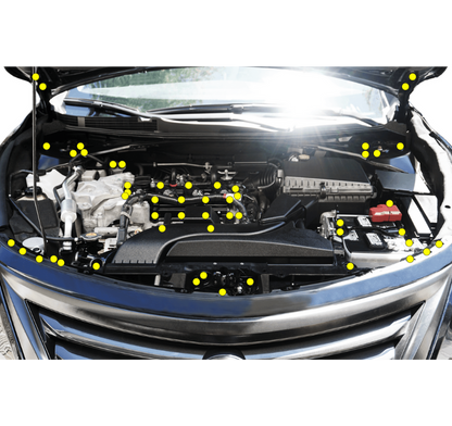 ZSPEC Stage-2 Dress Up Bolts® Fastener Kit for '13-16 Nissan Altima, Stainless & Billet - Howling Moto
