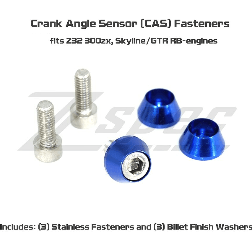 ZSPEC Crank Angle Sensor Bolts for Nissan Z32 300zx & Skyline GT-R, Stainless-Billet - Howling Moto