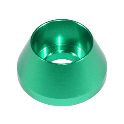 ZSPEC M8 Angled Cup Finish Washers for SHSC Socket-Cap Fasteners, Billet, 10-Pack - Howling Moto