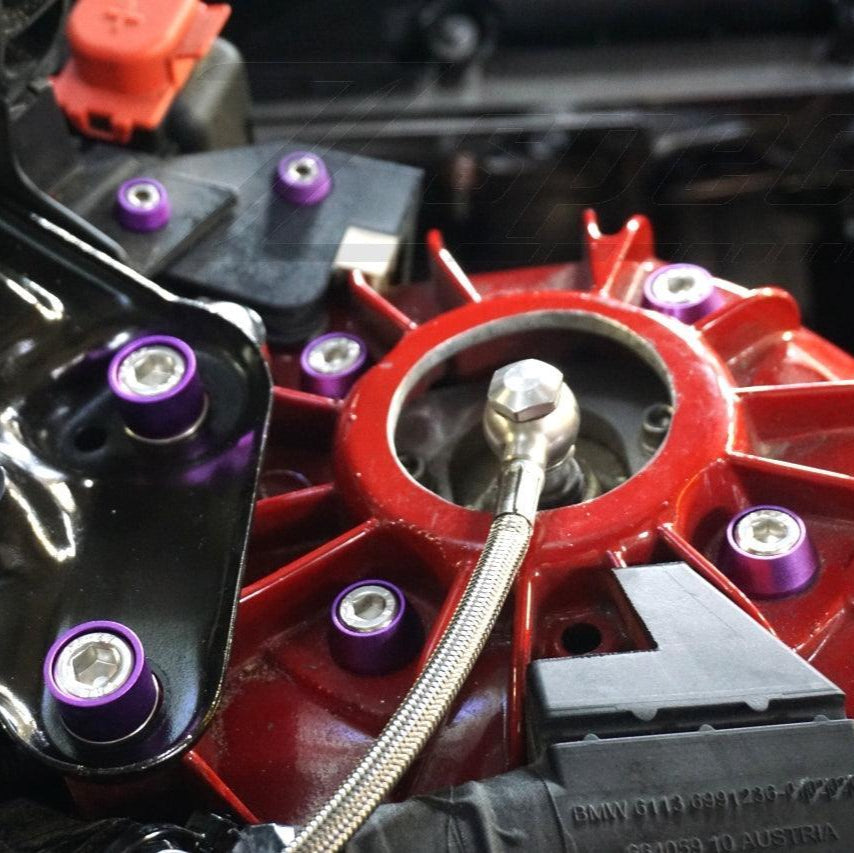 ZSPEC Stage-2 Fastener Kit for '20+ Toyota Supra MKV GR A90, Stainless & Billet - Howling Moto