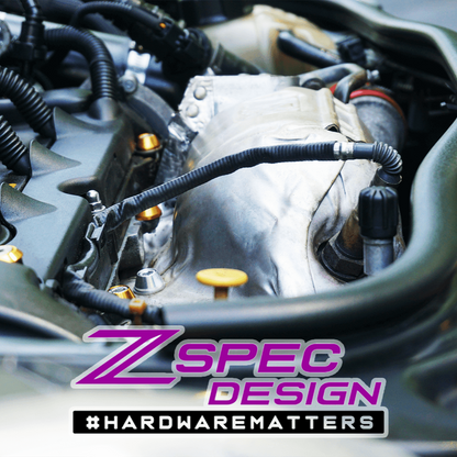 ZSPEC Stage-3 Dress Up Bolts® Fastener Kit for '06-13 Mini R56 Hatch/Hard-Top, Stainless & Billet - Howling Moto