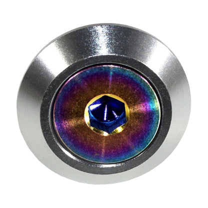 ZSPEC Low-Profile Body Kit Fastener, M5x20mm w/ WELL NUT, Titanium & Billet, Per Each - Howling Moto
