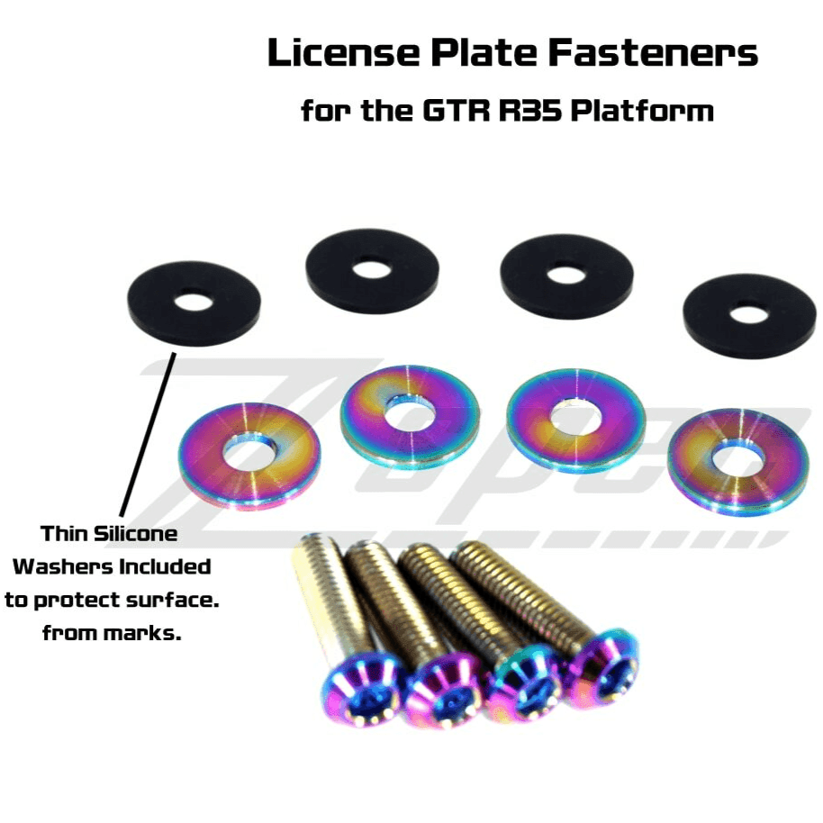 ZSPEC Stage-1 Dress Up Bolts® Fastener Kit for '09-23 Nissan GTR (R35), Titanium & Billet - Howling Moto