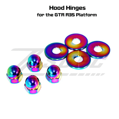 ZSPEC Stage-1 Dress Up Bolts® Fastener Kit for '09-23 Nissan GTR (R35), Titanium & Billet - Howling Moto