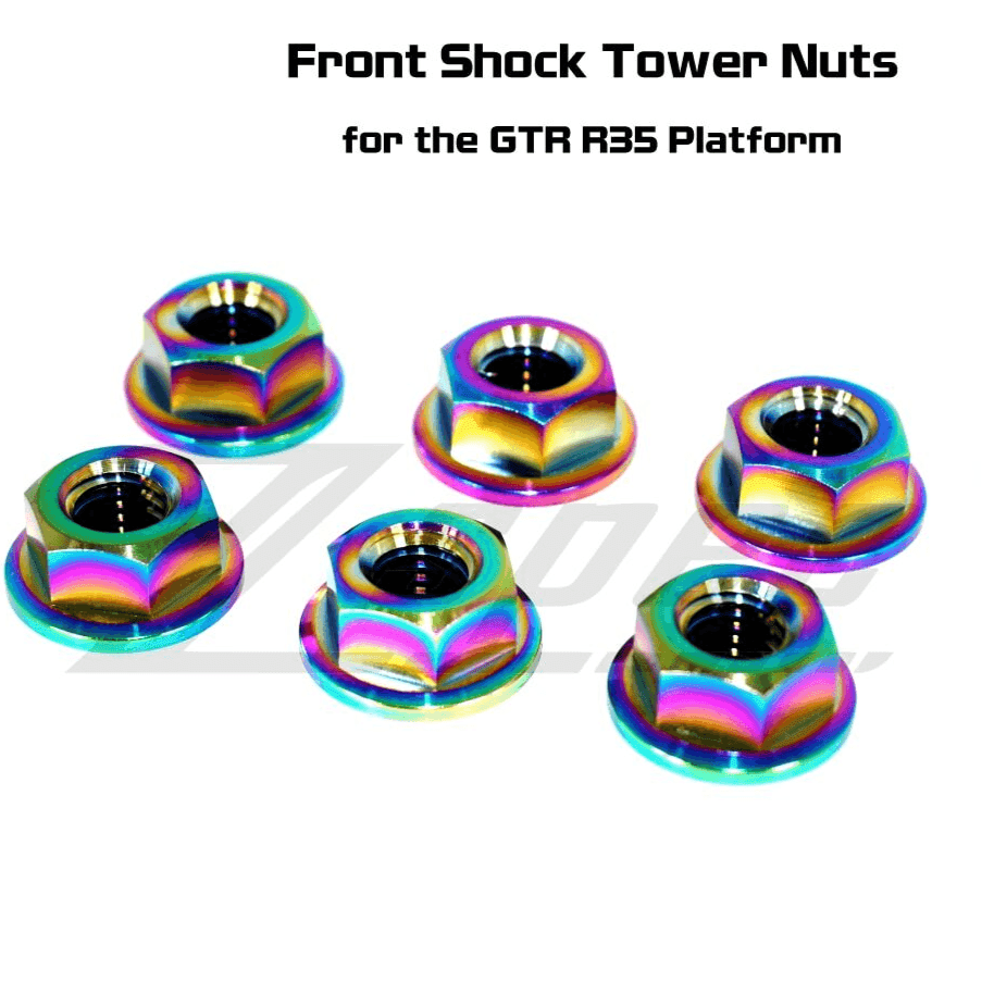 ZSPEC Stage-1 Dress Up Bolts® Fastener Kit for '09-23 Nissan GTR (R35), Titanium & Billet - Howling Moto