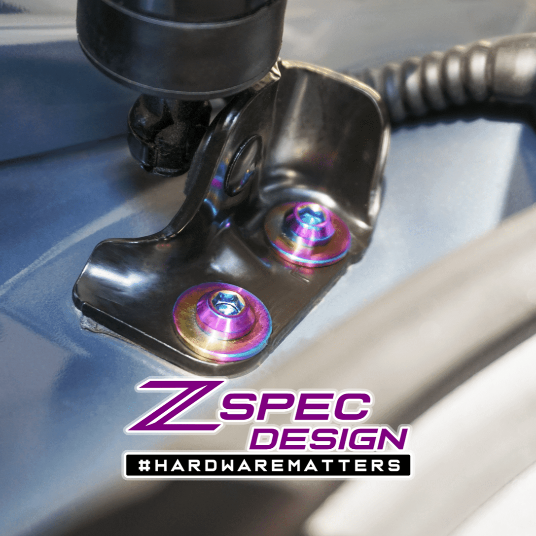 ZSPEC Dress Up Bolts® Trunk/Hatch Lift-Gate Fasteners for Mazda CX-3/CX-5/CX-9, Titanium - Howling Moto
