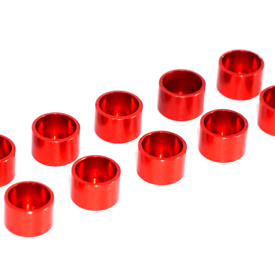 ZSPEC M3 Straight Cup Finish Washers for M3 SHSC Socket-Cap Fasteners, Billet, 10-Pack - Howling Moto
