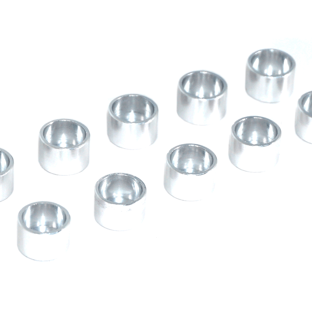 ZSPEC M3 Straight Cup Finish Washers for M3 SHSC Socket-Cap Fasteners, Billet, 10-Pack - Howling Moto