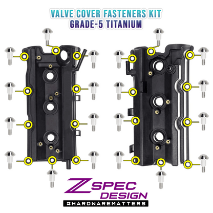ZSPEC Titanium Valve Cover Bolts for Nissan 350z/G35, VQ35DE / VQ35HR - Howling Moto