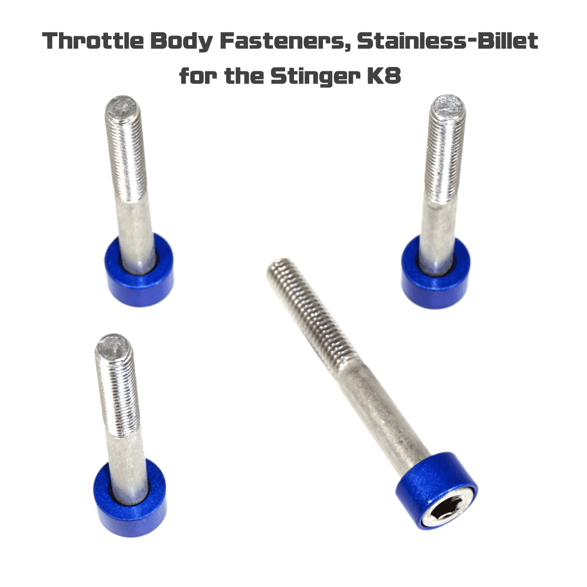 ZSPEC Throttle Body Fastener Kit for '18+ Stinger GT, Stainless & Billet - Howling Moto