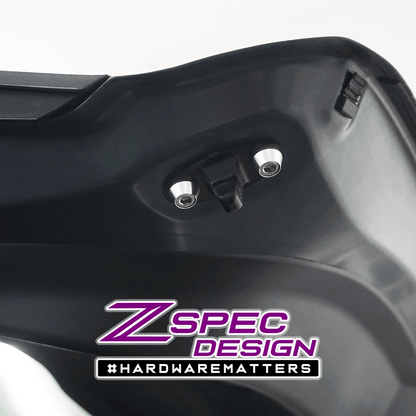ZSPEC Dress Up Bolts® Hatch/Trunk-Area Fastener Kit for '17-23 Mazda CX-9, Stainless & Billet - Howling Moto