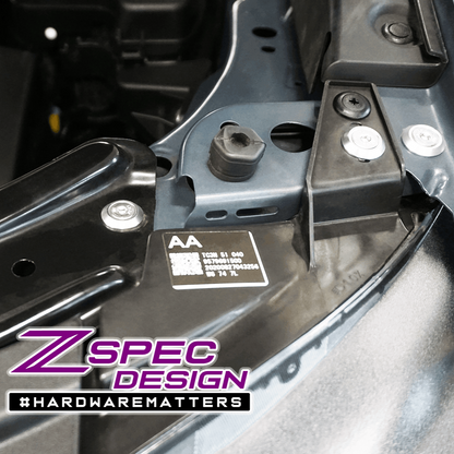 ZSPEC Stage-1 Dress Up Bolts® Fastener Kit for '17-23 Mazda CX-5, Stainless & Billet - Howling Moto