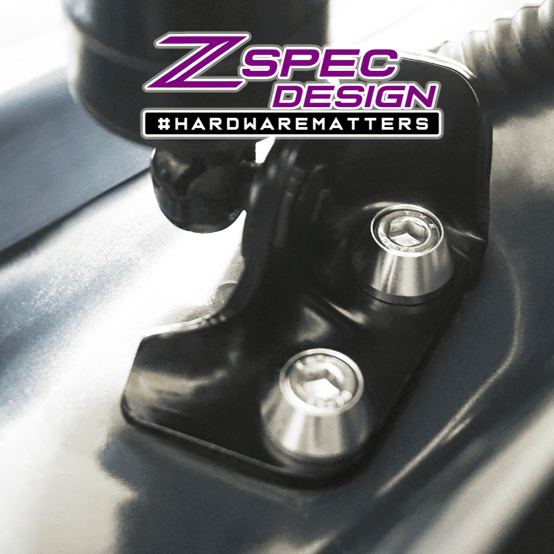 ZSPEC Stage-2 Dress Up Bolts® Fastener Kit for '17-23 Mazda CX-5, Stainless & Billet - Howling Moto