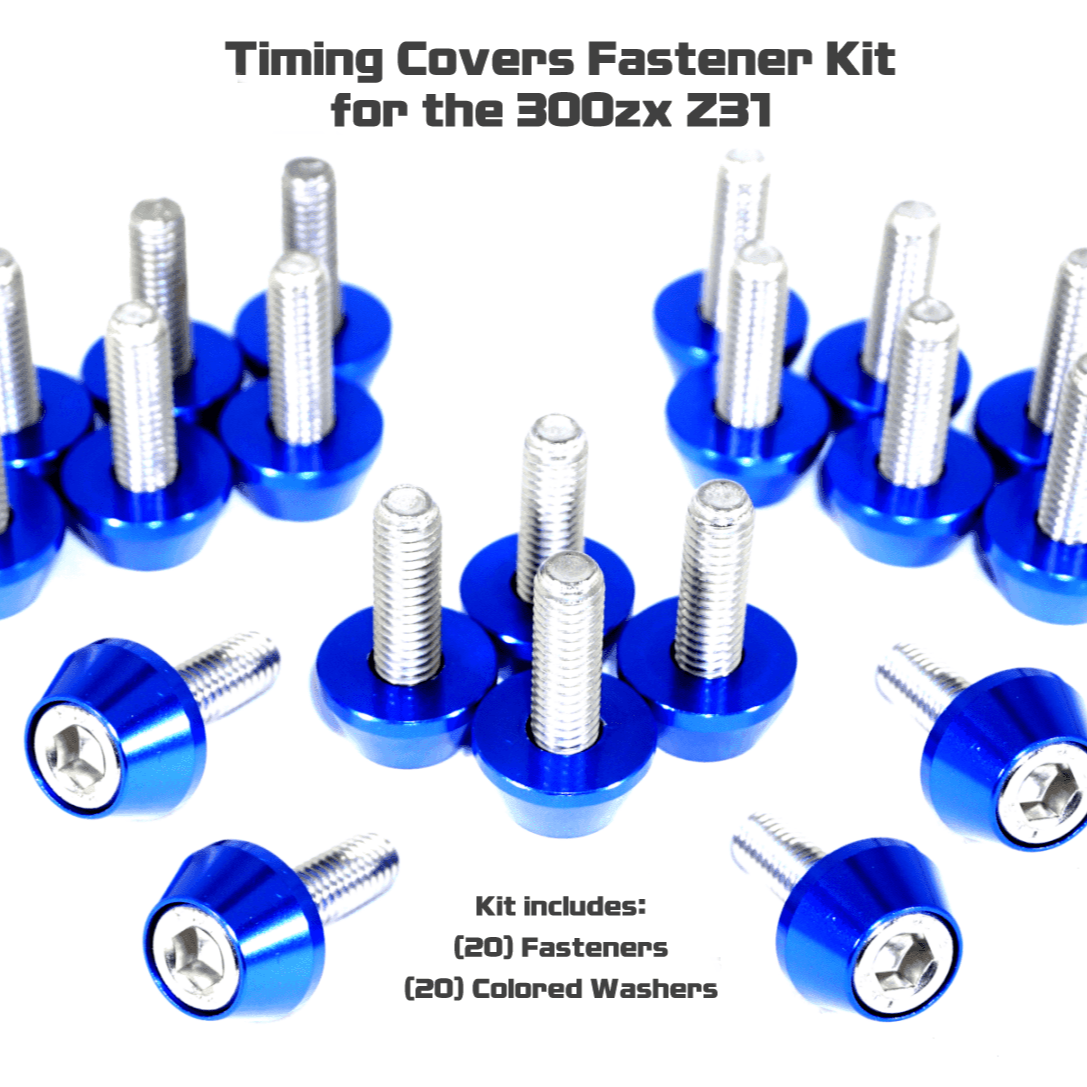ZSPEC SHSC Timing Covers Fastener Kit for '84-89 Nissan 300zx Z31, Stainless & Billet - Howling Moto