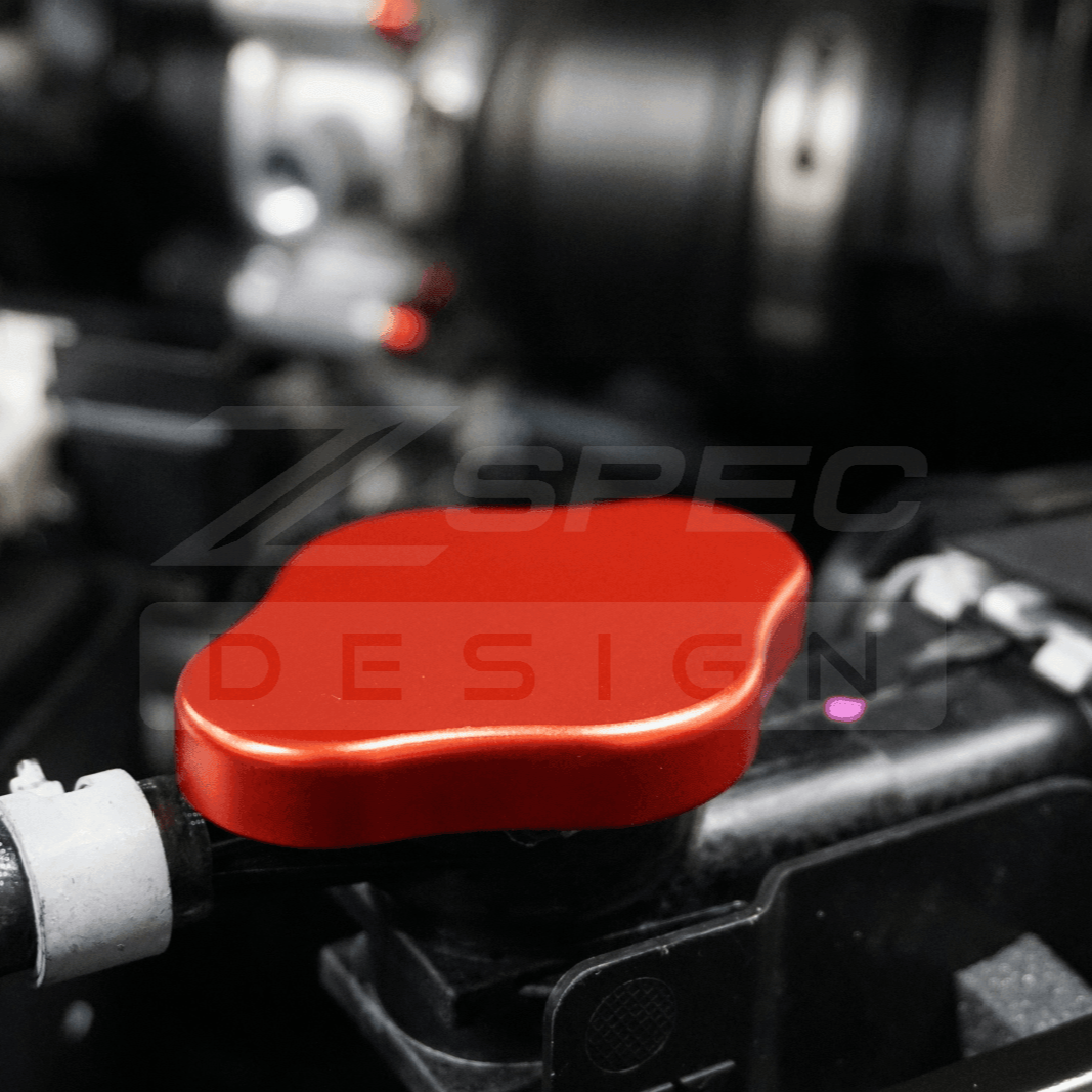ZSPEC Radiator Cap Cover for '05-22+ Nissan Frontier D40/D41, Billet, w/ Hex Key - Howling Moto