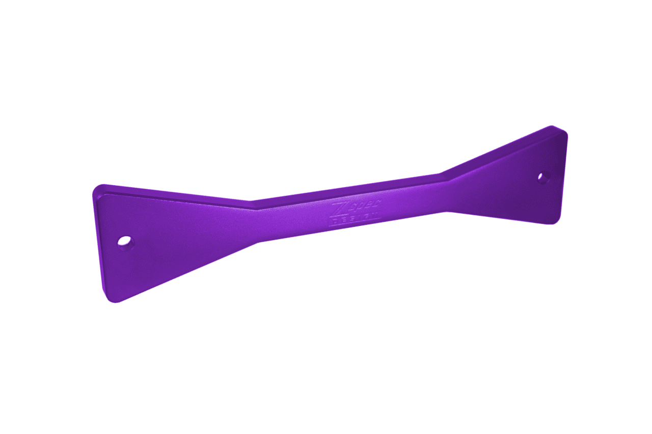 ZSPEC Battery Hold Down/Bracket, Billet Aluminum & Anodized, for use with factory rods - Howling Moto