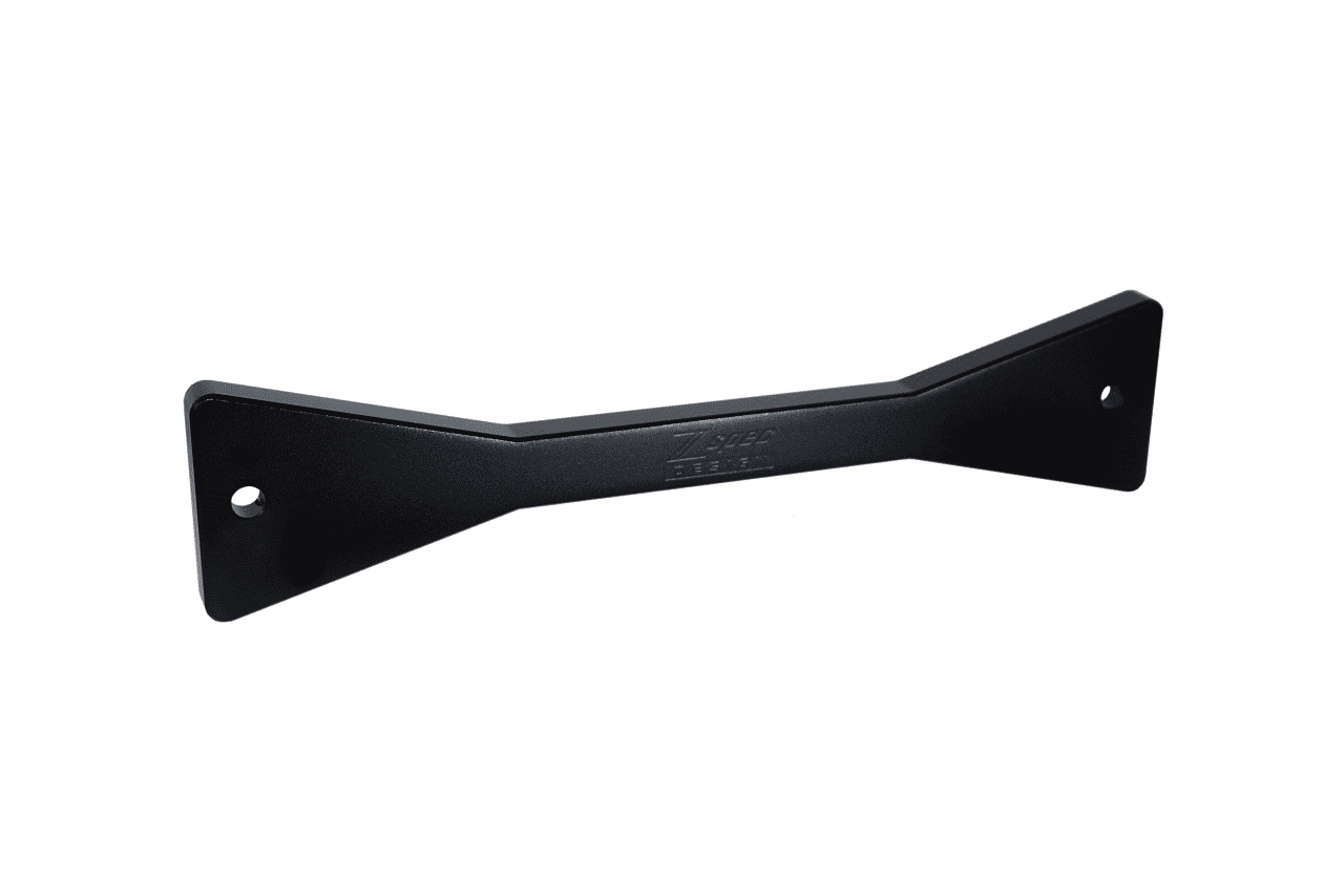 ZSPEC Battery Hold Down/Bracket, Billet Aluminum & Anodized, for use with factory rods - Howling Moto
