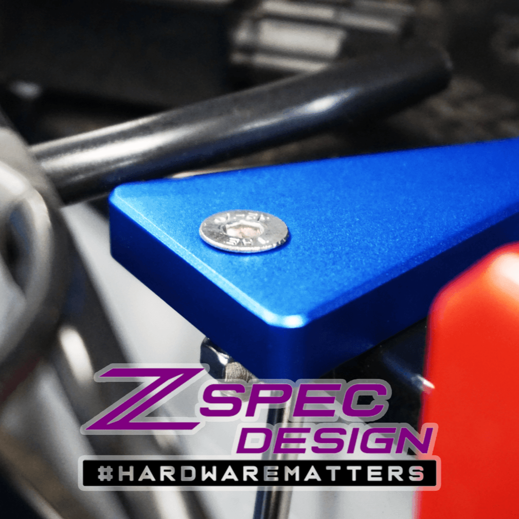 ZSPEC Battery Hold Down/Bracket, Billet Bracket w/ Stainless Hardware - Howling Moto