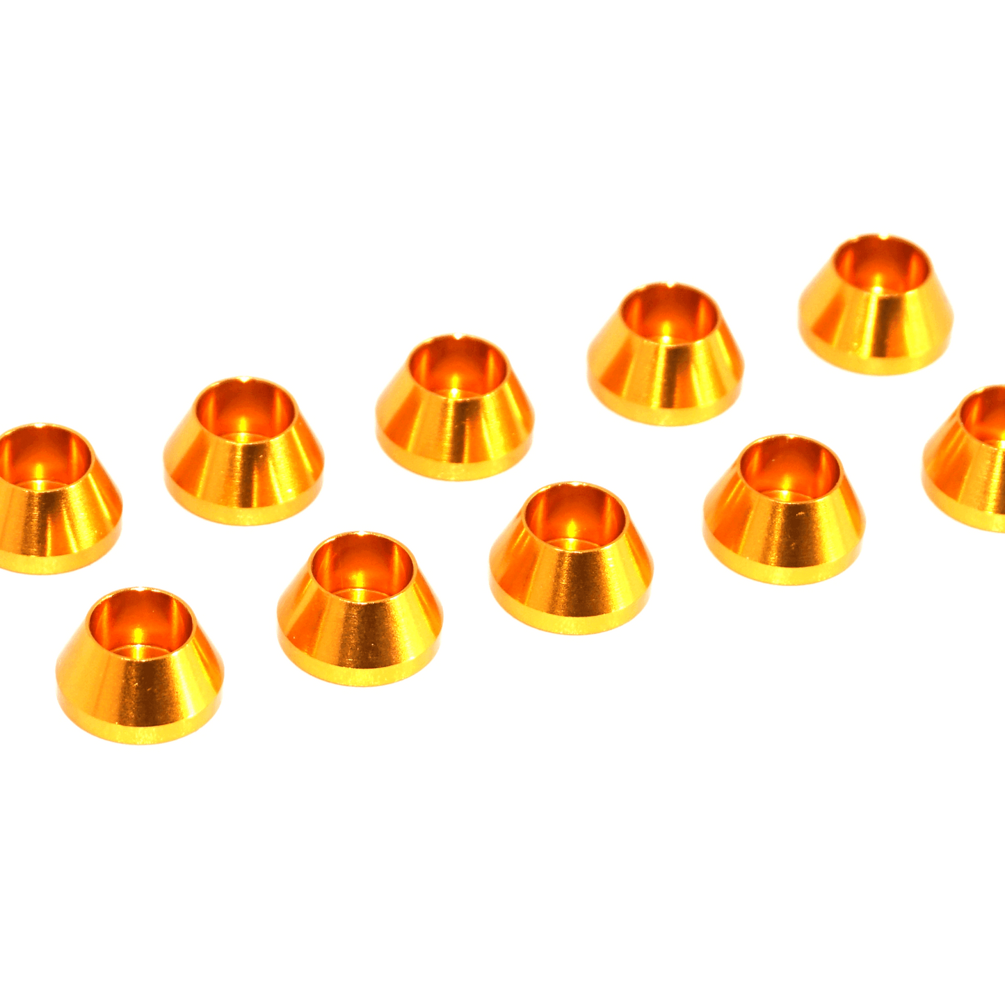 ZSPEC M3 Angled Cup Finish Washers for SHSC Socket-Cap Fasteners, 10-Pack - Howling Moto