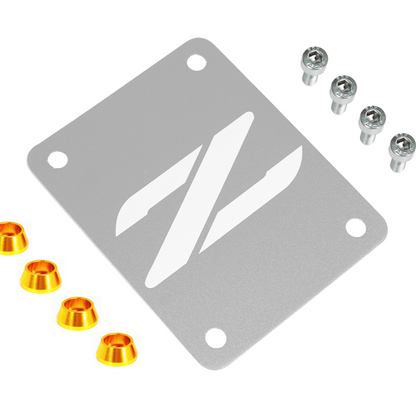ZSPEC Silver PTU Holes Cover Plate for Z32 300zx, Billet - Howling Moto