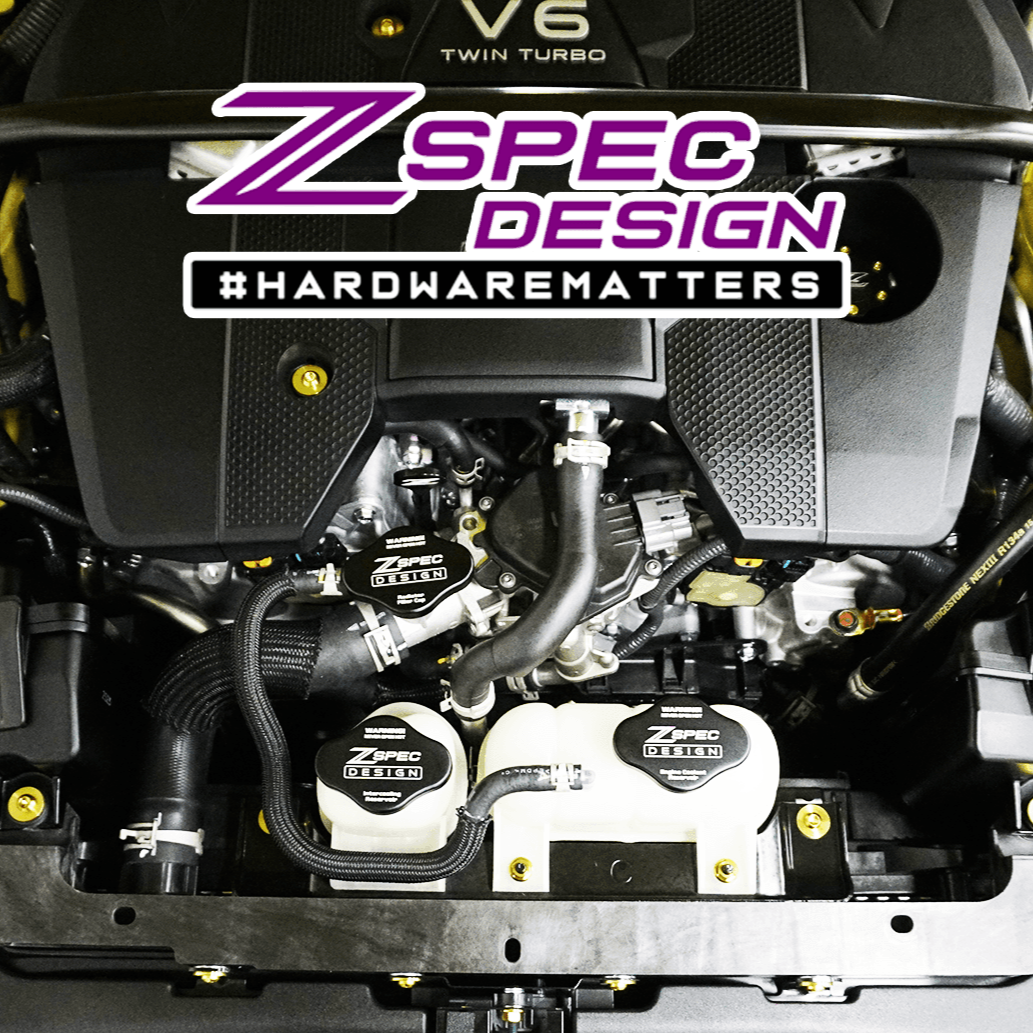 ZSPEC Fluid Reservoir Cap Covers Set for '23+ Nissan Z RZ34, Billet, 3 Caps - Howling Moto