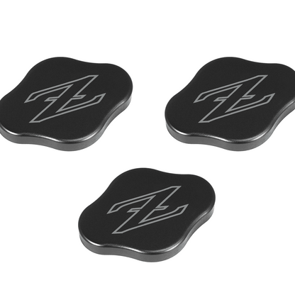 ZSPEC Fluid Reservoir Cap Covers Set for '23+ Nissan Z RZ34, Billet, 3 Caps - Howling Moto