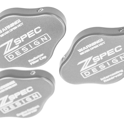 ZSPEC Fluid Reservoir Cap Covers Set for '23+ Nissan Z RZ34, Billet, 3 Caps - Howling Moto