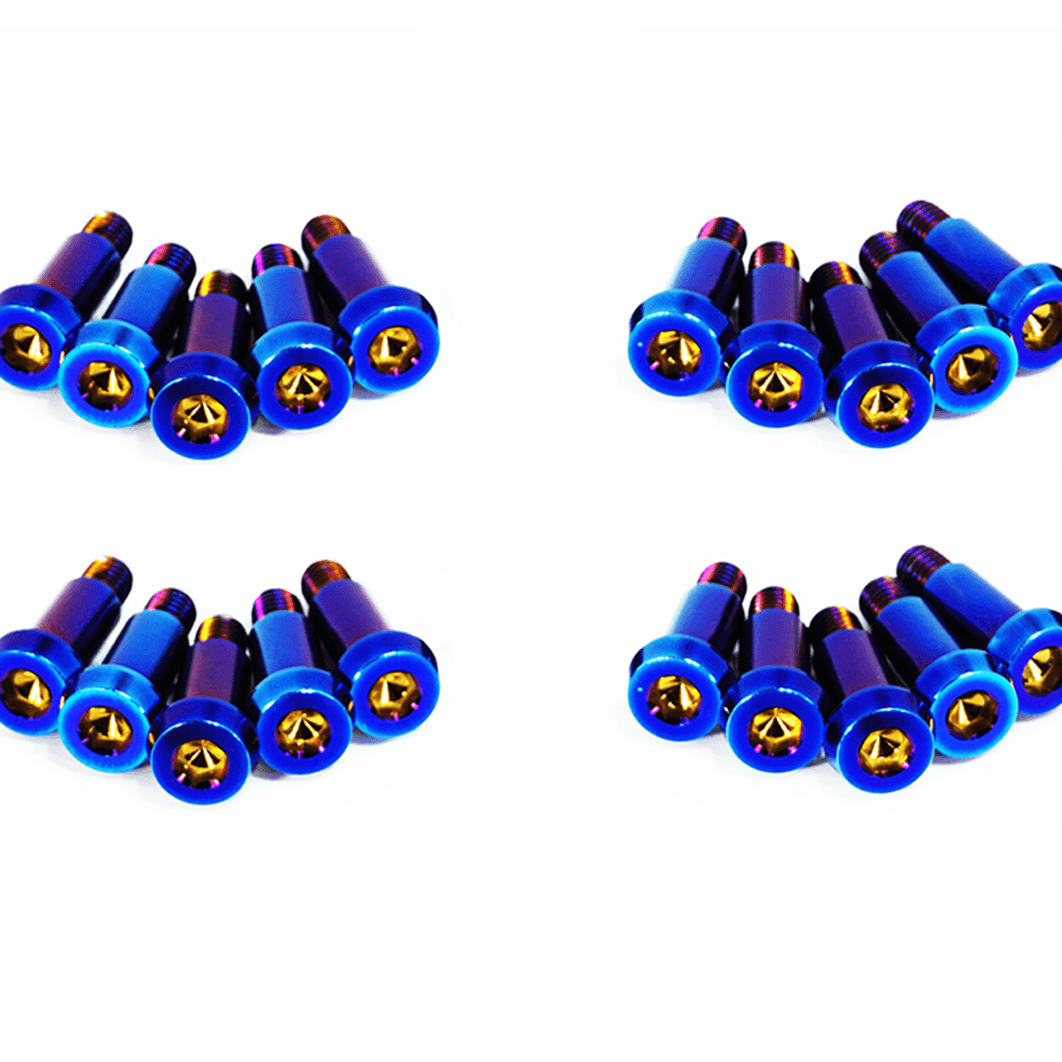 ZSPEC Shoulder-Bolt Timing Covers Fastener Kit for '84-89 Nissan 300zx Z31, Titanium - Howling Moto