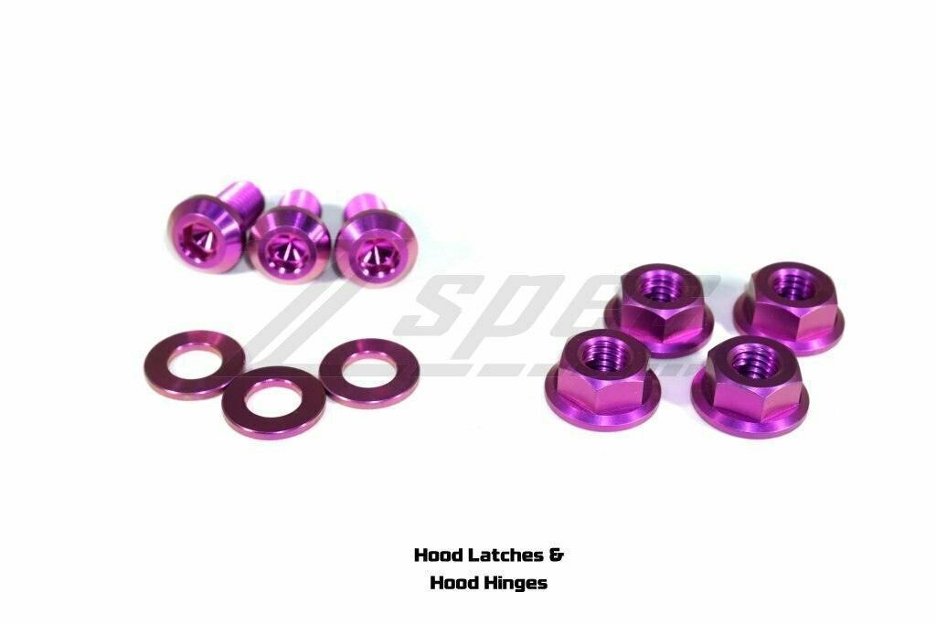 ZSPEC Stage-3 Dress Up Bolts®/Fastener Kit for '03-'08 Nissan 350z DE & HR, Titanium - Howling Moto