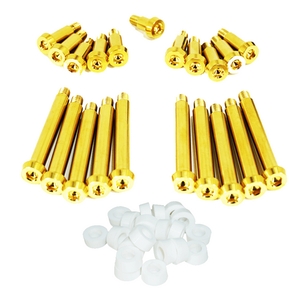 ZSPEC Shoulder-Bolt Timing Covers Fasteners w/ Bushings, Nissan 300zx Z32, Titanium - Howling Moto