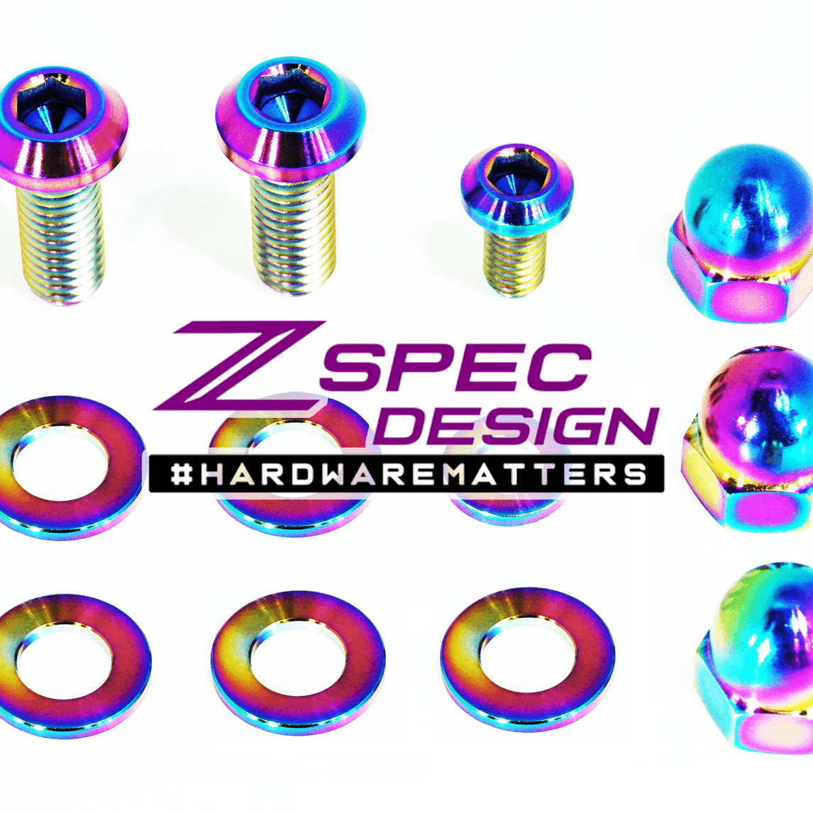 ZSPEC Balance Tube Fastener Kit for '90-96 Nissan 300zx Z32, Titanium Hardware - Howling Moto