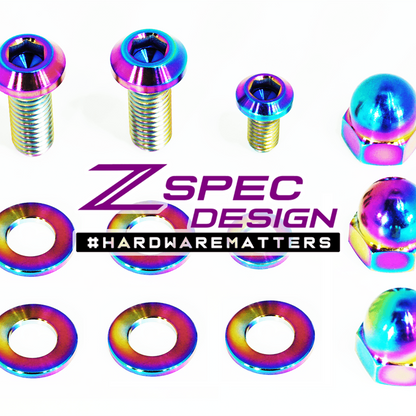 ZSPEC Balance Tube Fastener Kit for '90-96 Nissan 300zx Z32, Titanium Hardware - Howling Moto