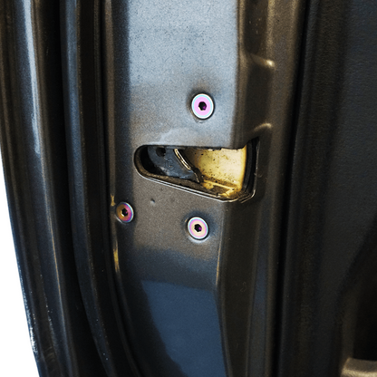 ZSPEC Dress Up Bolts® Fastener Kit, Door Jams Area for Nissan 240SX S13 (& Silvia), Titanium - Howling Moto