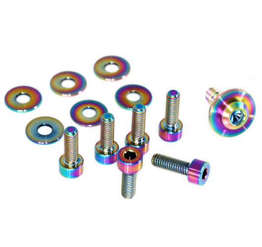 ZSPEC Dress Up Bolts®/Fastener Kit for Toyota Supra MK5 ESC Controller, Titanium - Howling Moto