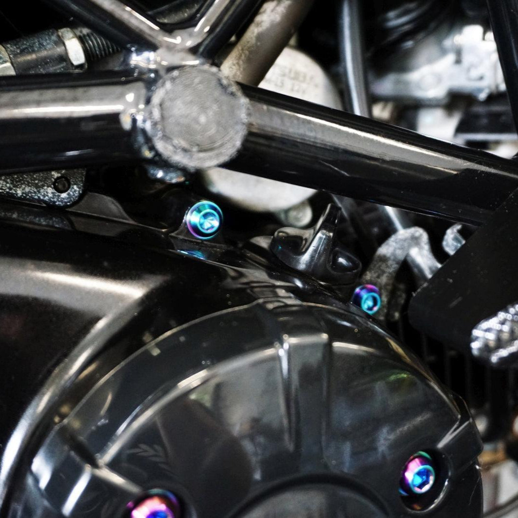 ZSPEC Dress-Up Bolts® Hardware Kit for the 2021+ Honda Grom Platform, Titanium - Howling Moto