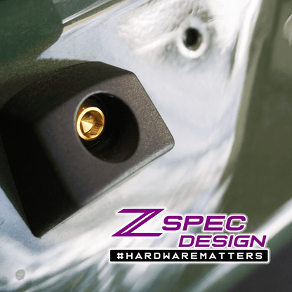 ZSPEC Dress Up Bolts® Trunk-Area Fastener Kit for '18-23+ Audi A5 8W6 2.0L, Titanium - Howling Moto