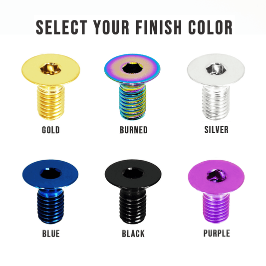 ZSPEC M5-0.8x16mm Flat-Head FHSC Fastener/Bolt, Titanium Grade-5, Per Each - Howling Moto
